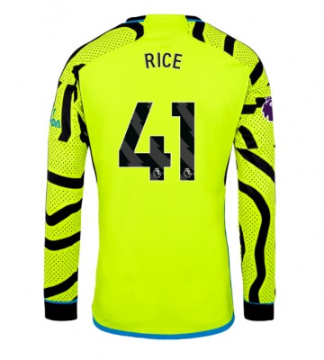 Arsenal Declan Rice #41 Koszulka Wyjazdowych 2023-24 Długi Rękaw